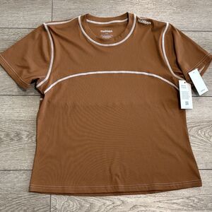 Halfdays Mollie Performance T-Shirt Womens XL Nuthatch Athletic Outdoors NWT‎